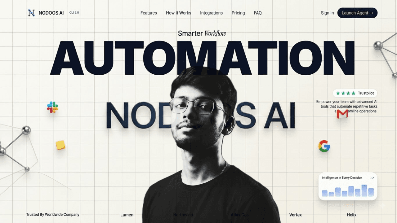 Nodoos AI - Autonomous churn-rescue agent for SaaS teams. Detects usage 